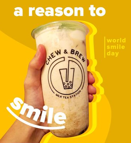 milk tea franchising, chew and brew franchising,